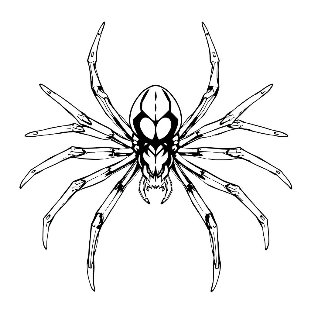 Free Spider Coloring Pages