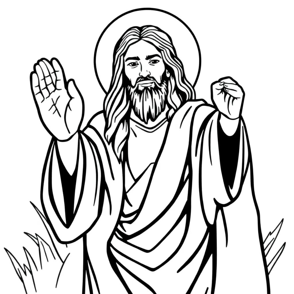 Free Printable Jesus Coloring Pages