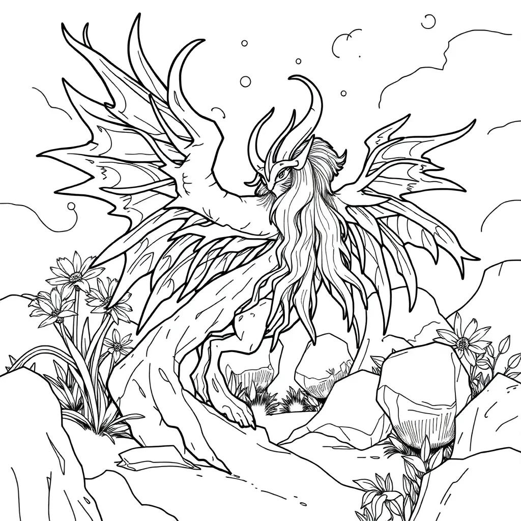 Free Fantasy Coloring Pages For Adults