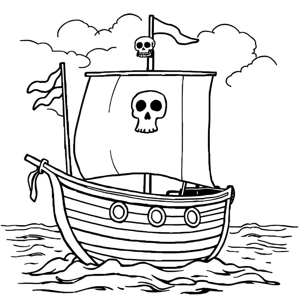 Free Pirate Coloring Pages
