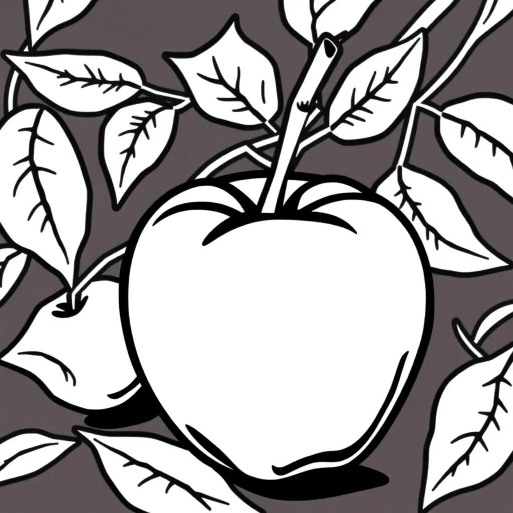 Free Coloring Pages Of Apples