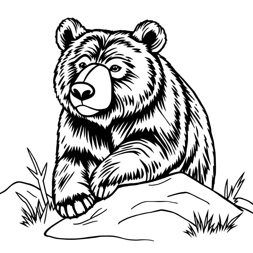 Free Coloring Pages Bears