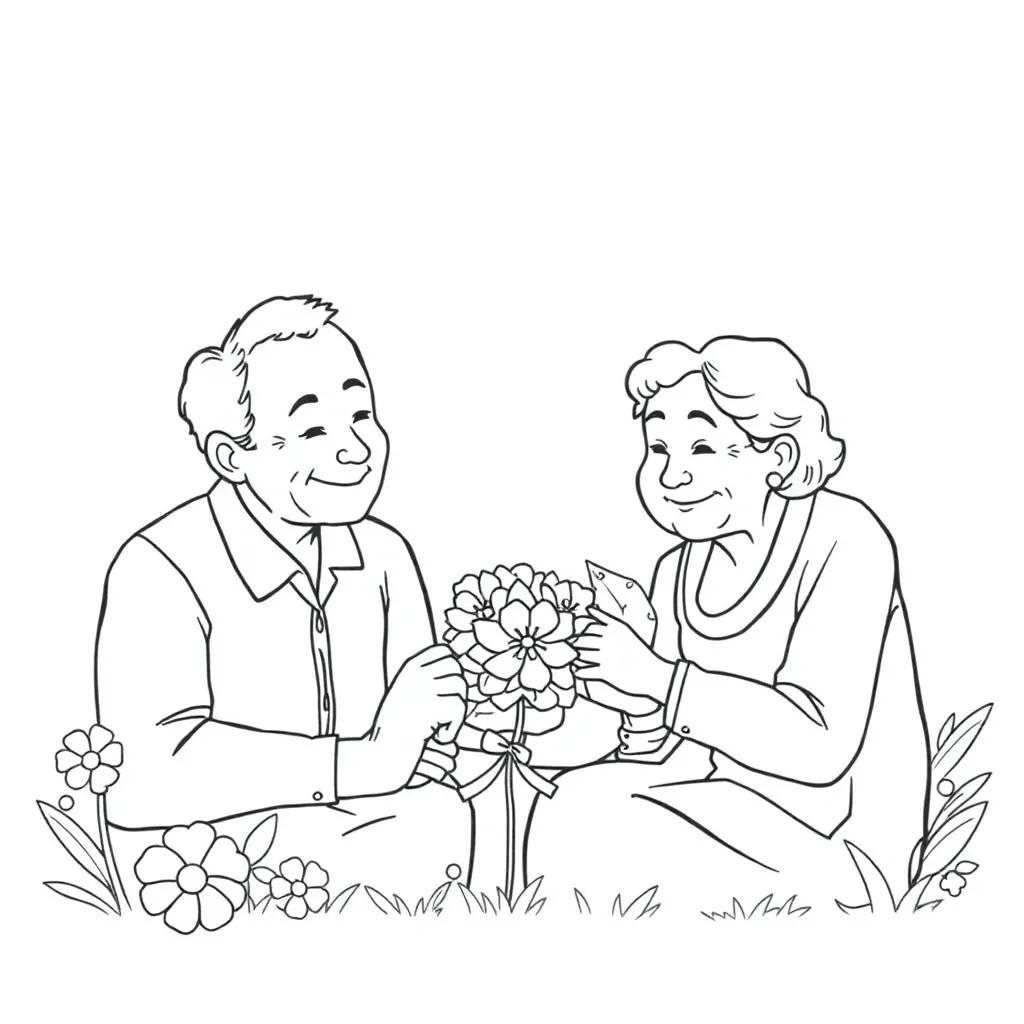 Free Printable Grandparents Day Coloring Pages