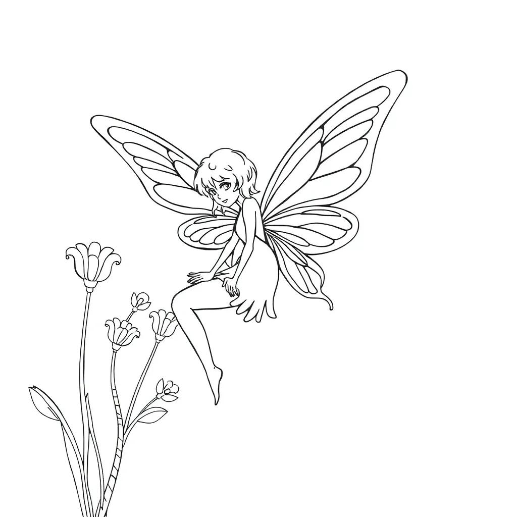 Free Printable Coloring Pages Fairy