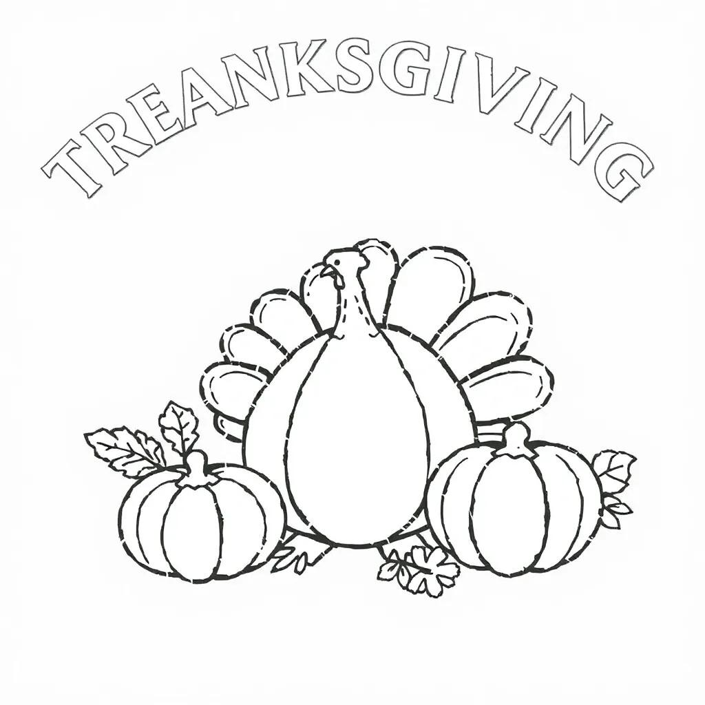 Free Printable Thanksgiving Color Page
