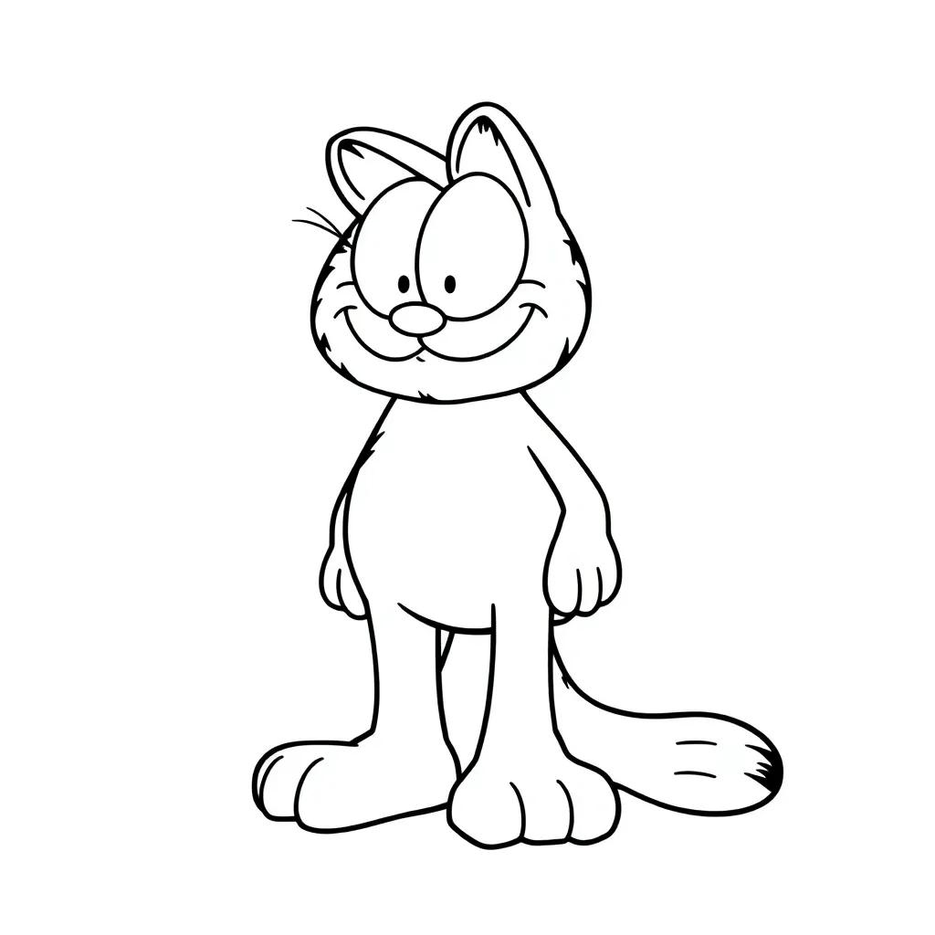 Free Garfield Coloring Pages
