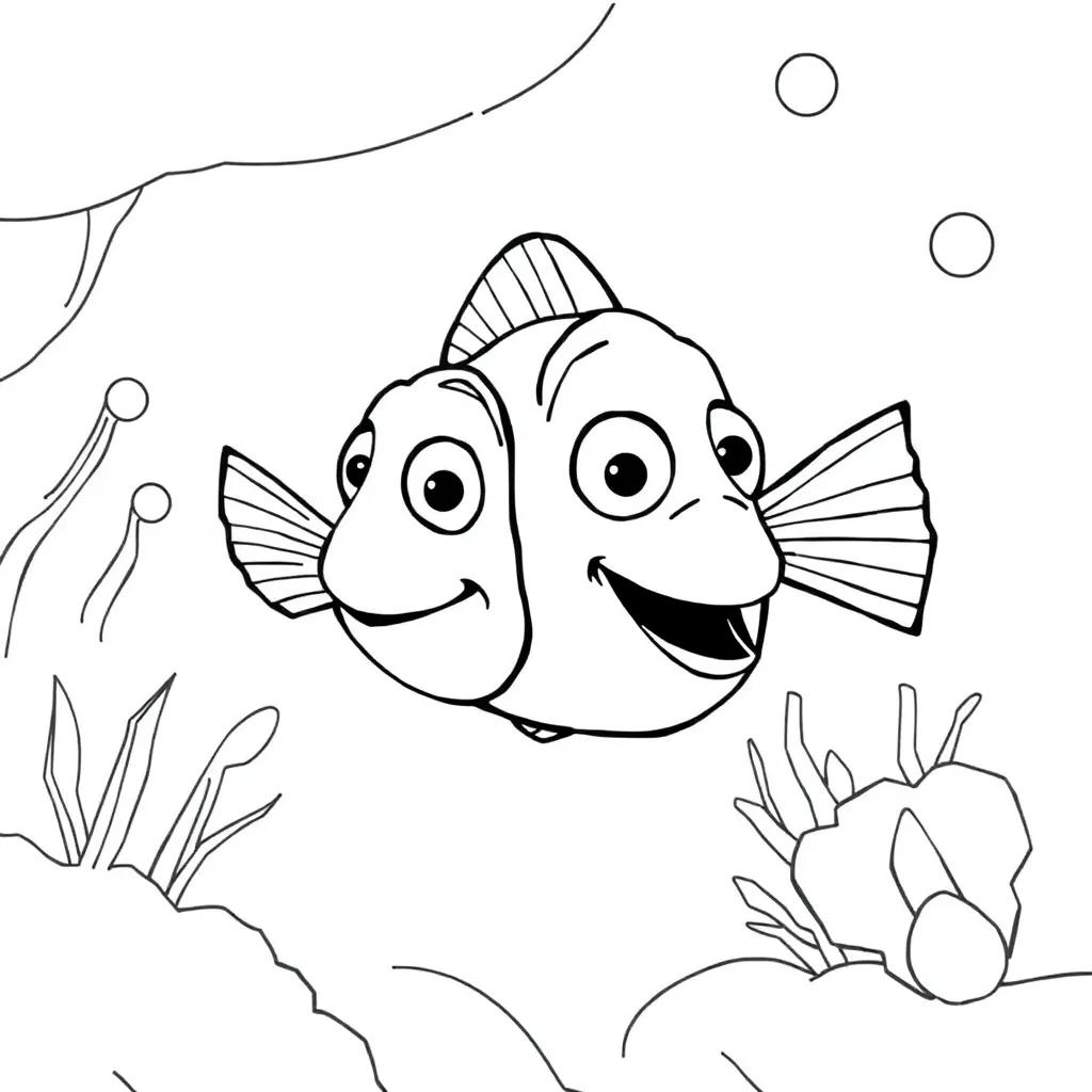 Free Nemo Coloring Pages