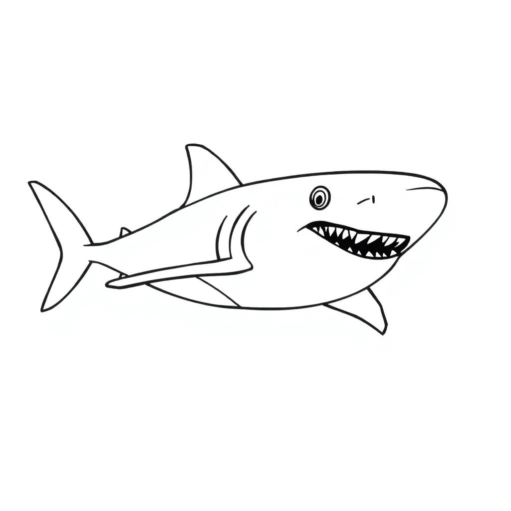 Free Printable Coloring Pages Sharks