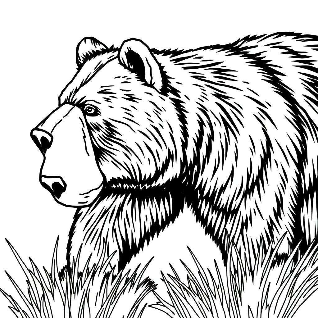Free Bear Coloring Pages
