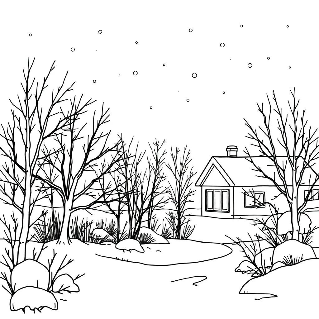 Free Printable Coloring Pages Winter