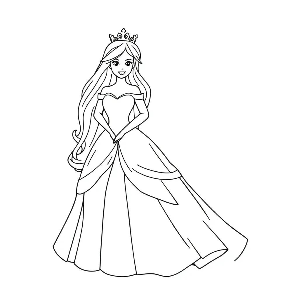 Free Princess Coloring Pages For Kids Pdf