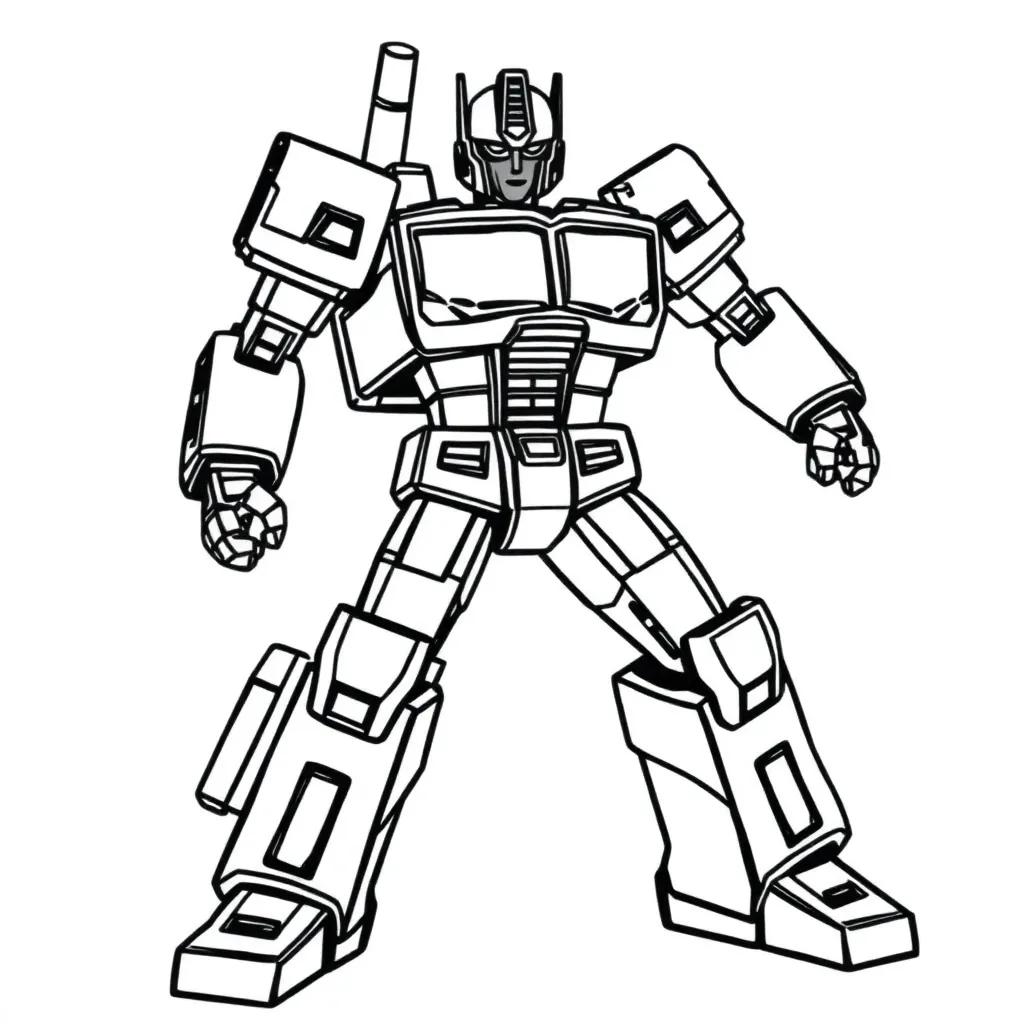 Free Printable Transformer Coloring Pages