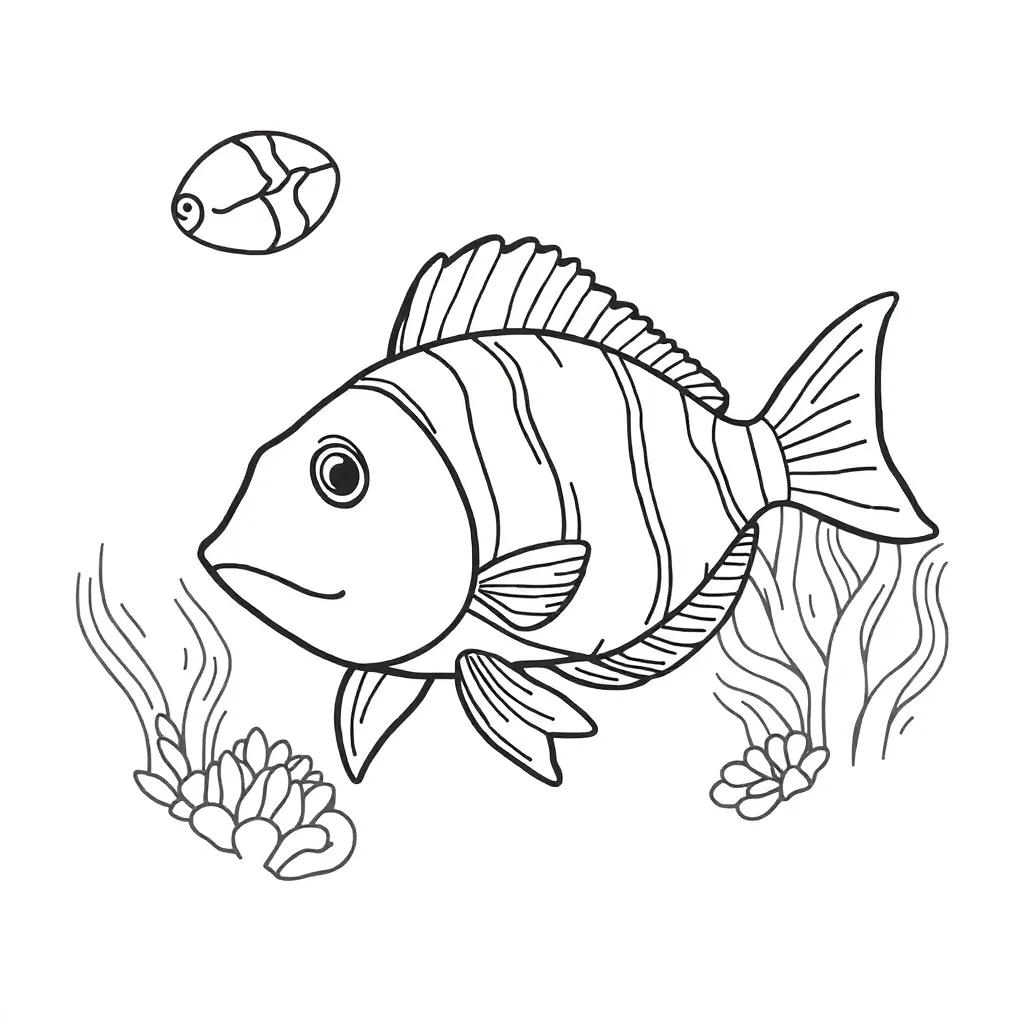 Free Coloring Pages Under The Sea