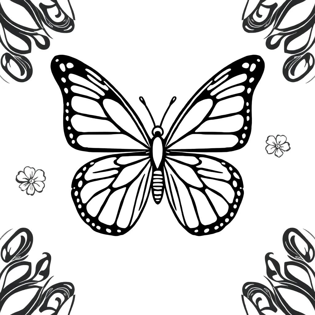 Free Butterflies Coloring Pages Free Butterflies Coloring Pages