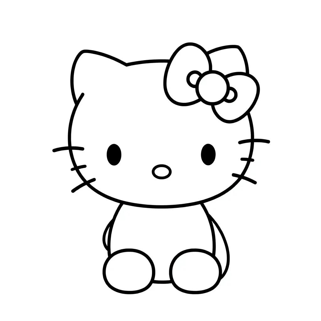 Free Hello Kitty Color Pages