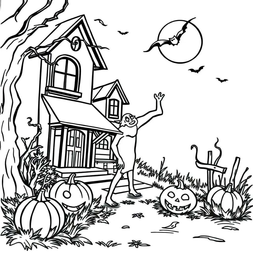 Free Halloween Coloring Book Pages