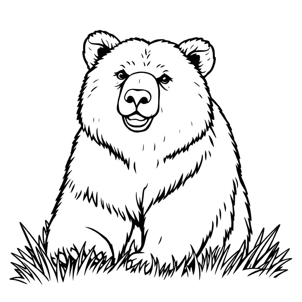 Free Printable Bear Coloring Pages