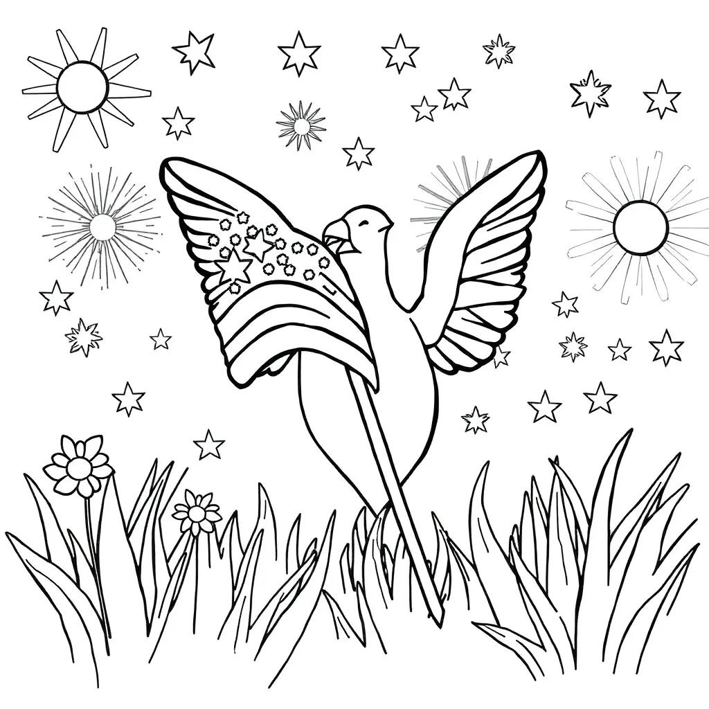 Free Coloring Pages 4th Of July