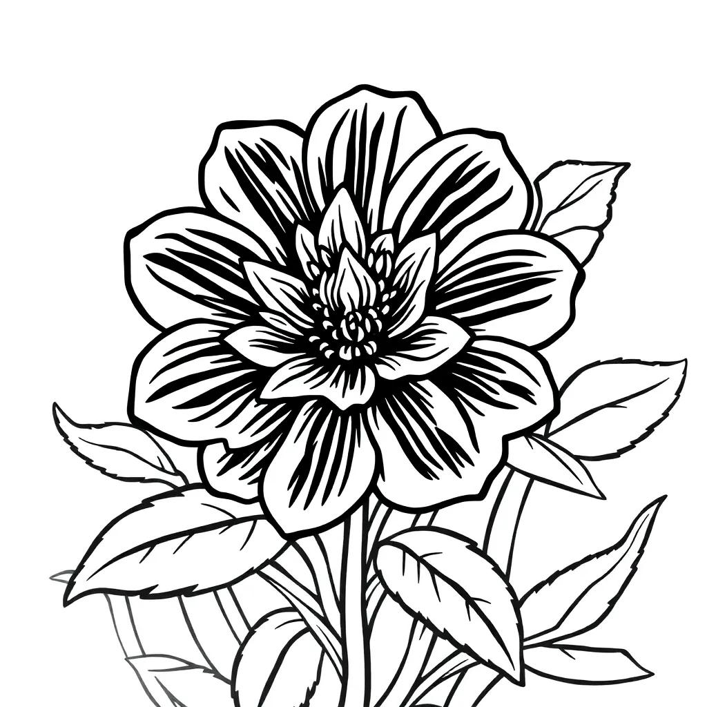 Free Coloring Pages For Adults Flowers