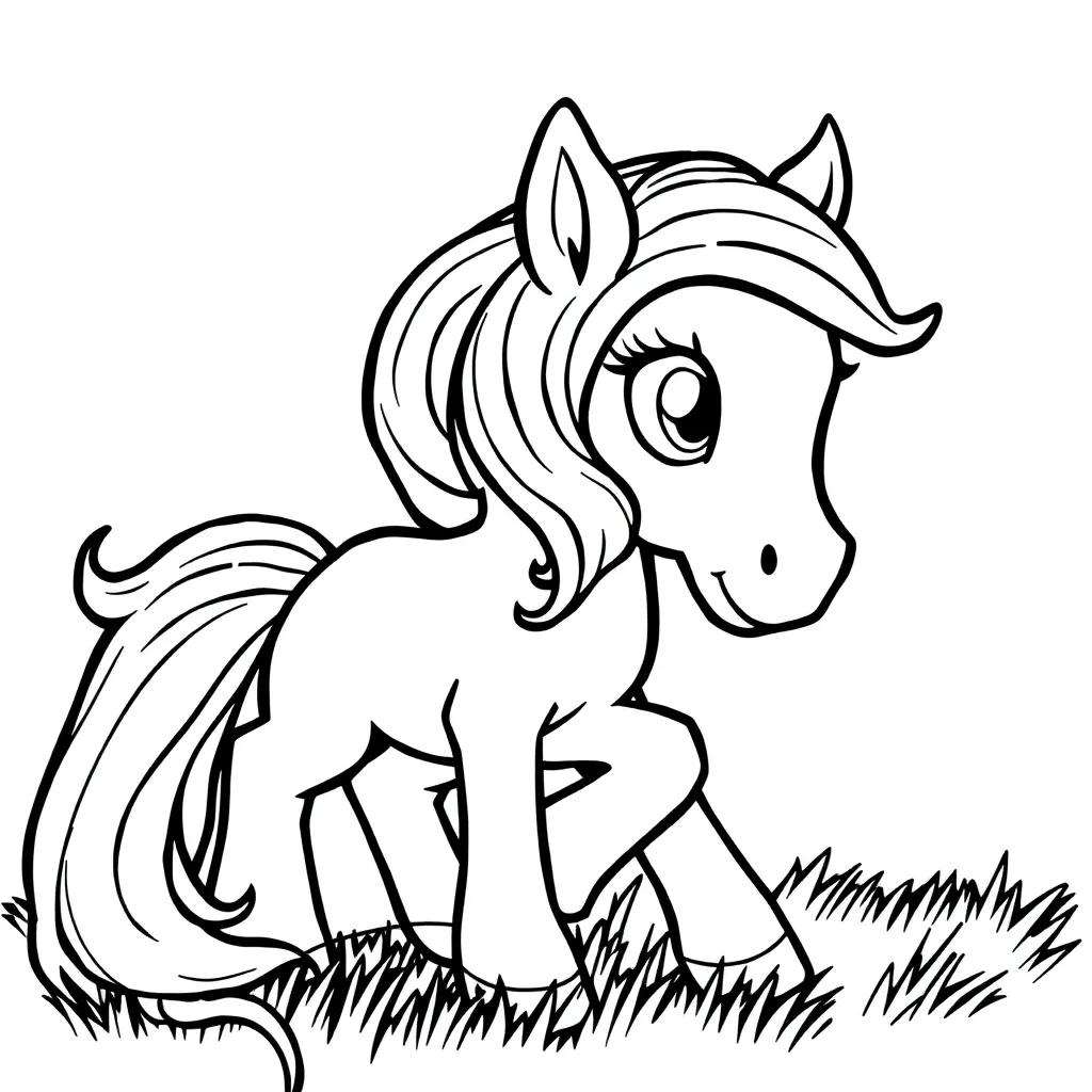 Free Pony Coloring Pages
