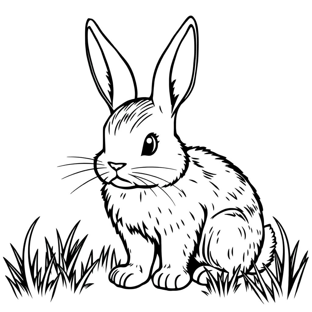 Free Coloring Pages Bunny