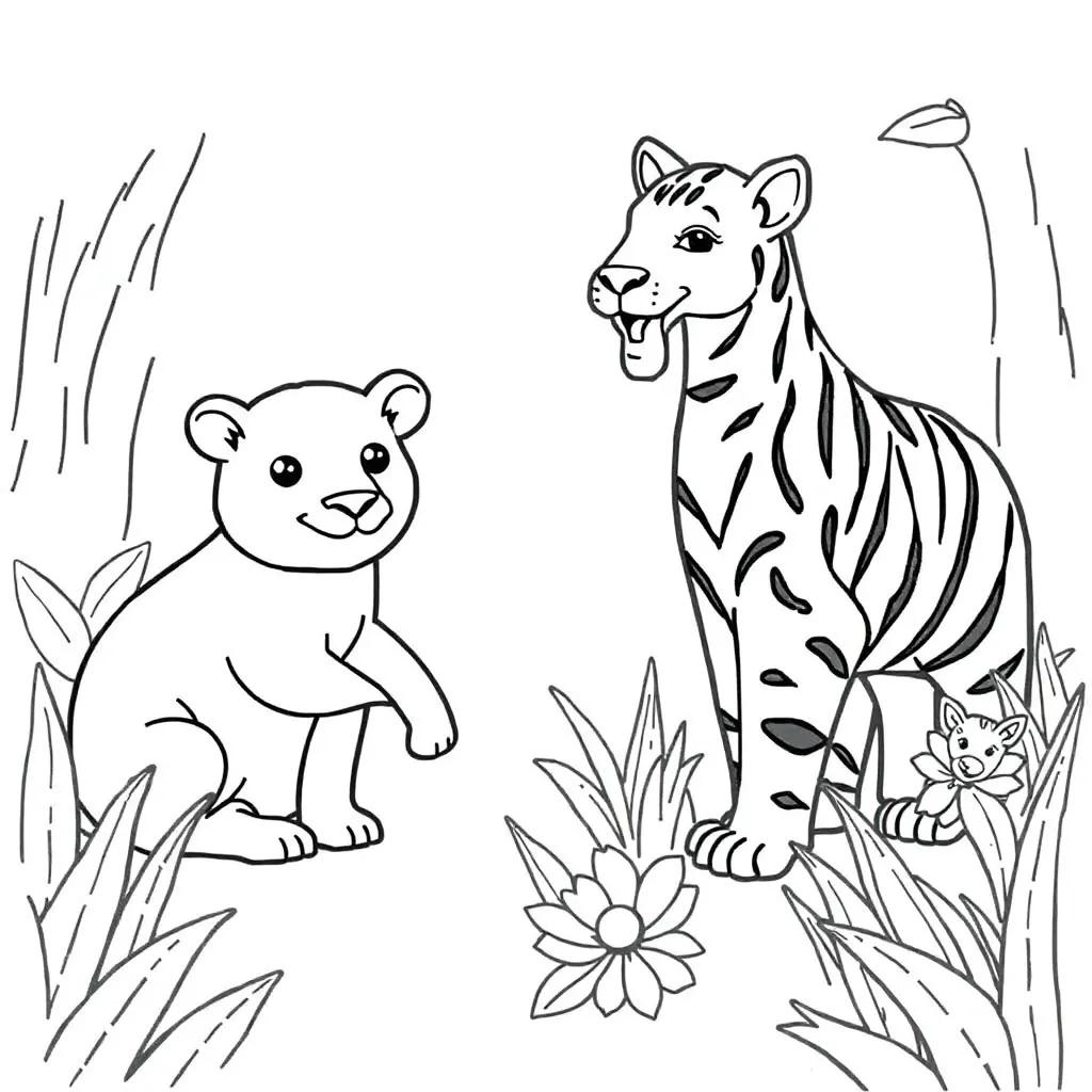 Free Printable Coloring Pages Of Zoo Animals