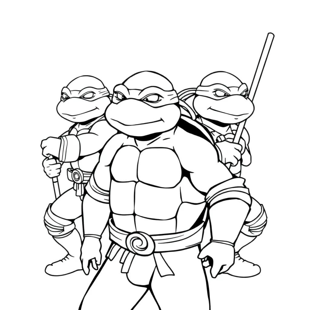 Free Printable Teenage Mutant Ninja Turtles Coloring Pages