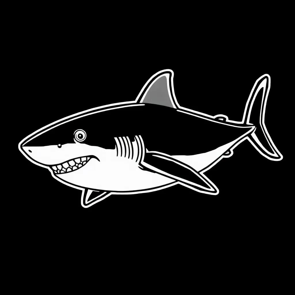 Free Shark Coloring Pages Printable
