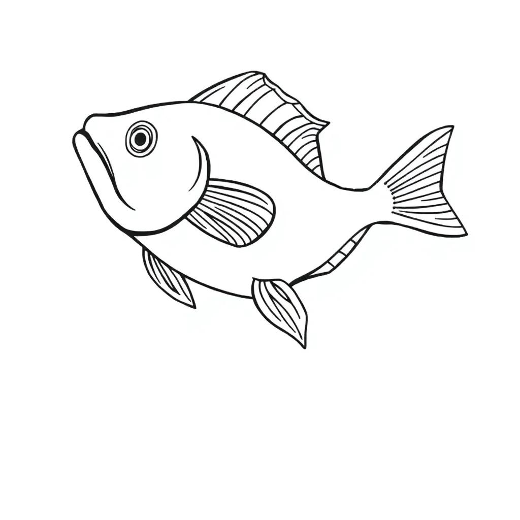 Free Coloring Pages Fish