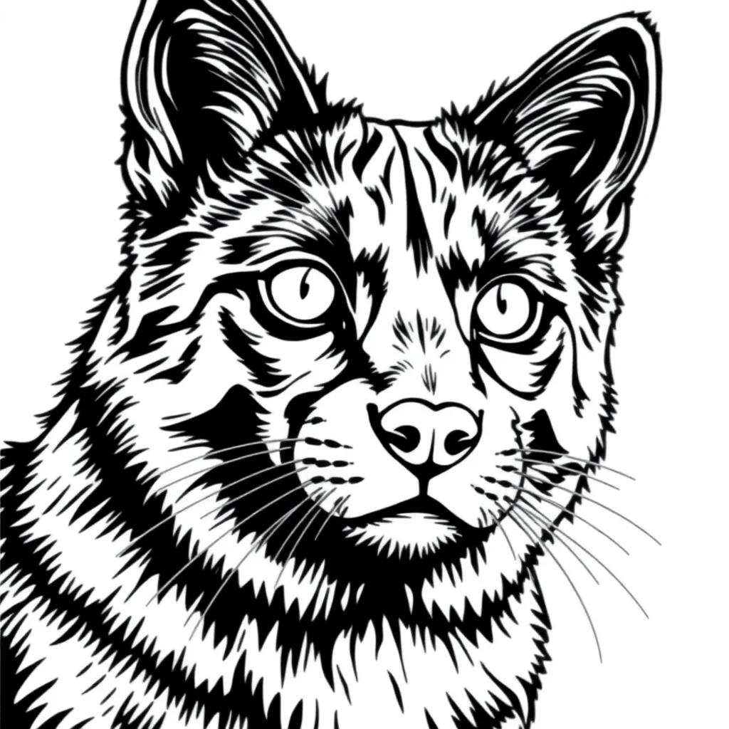 Free Coloring Pages Of Cats And Dogs