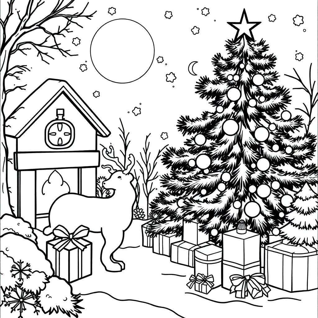 Free Christmas Coloring Pages For Adults Printable