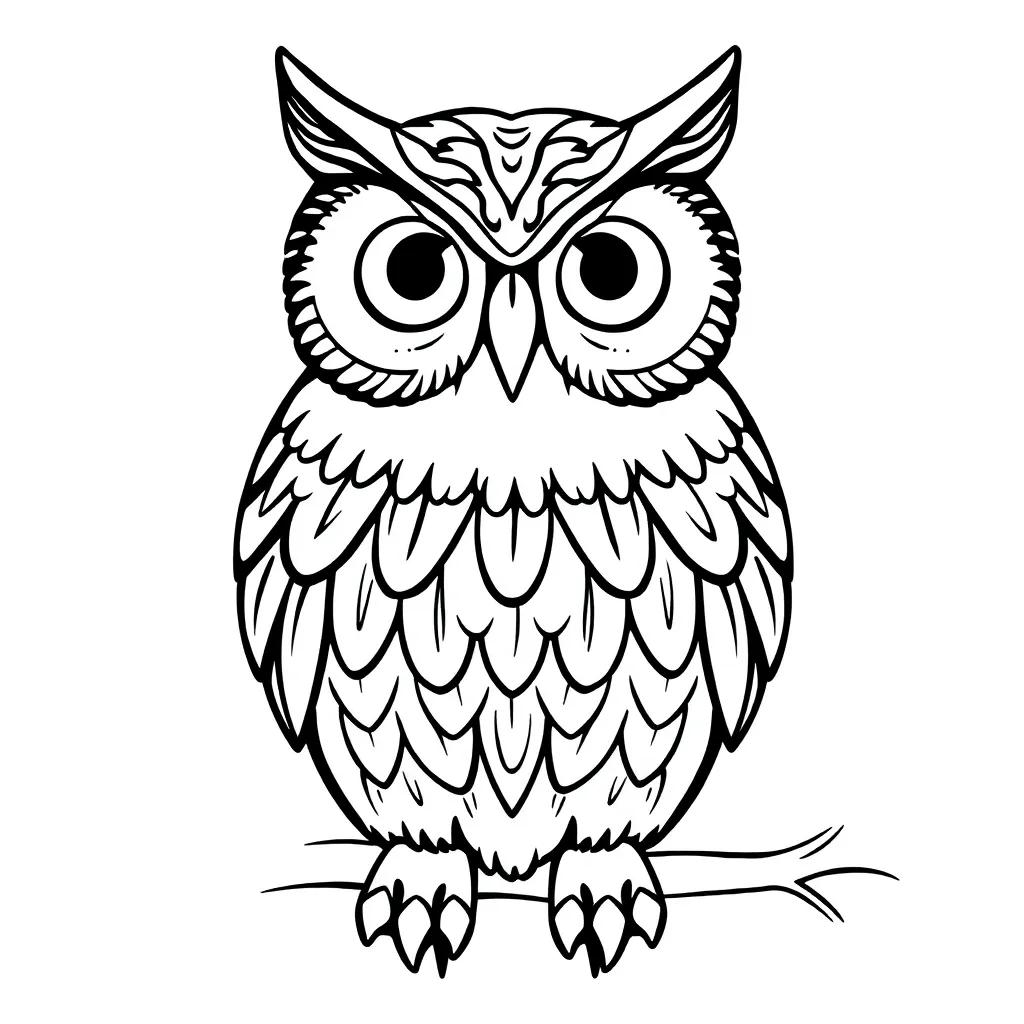 Free Printable Owl Coloring Pages