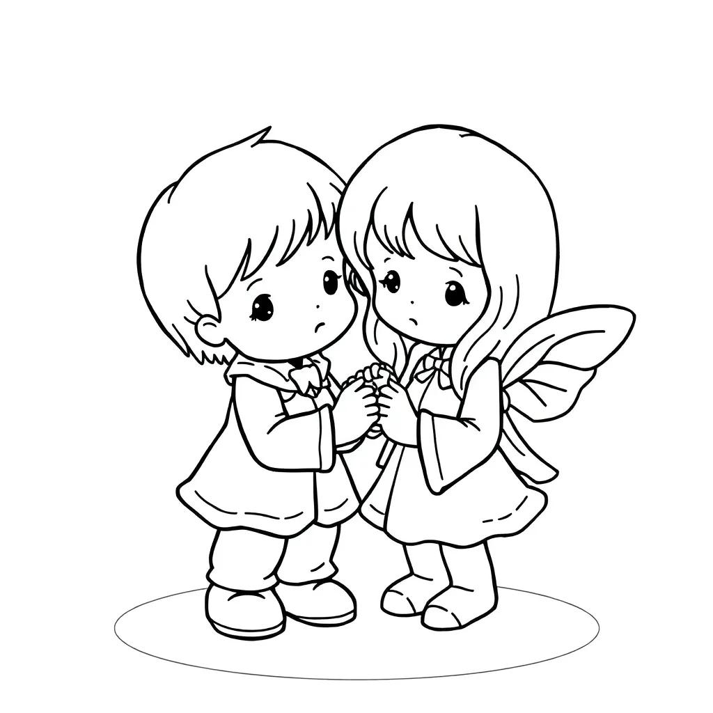 Free Precious Moments Coloring Pages