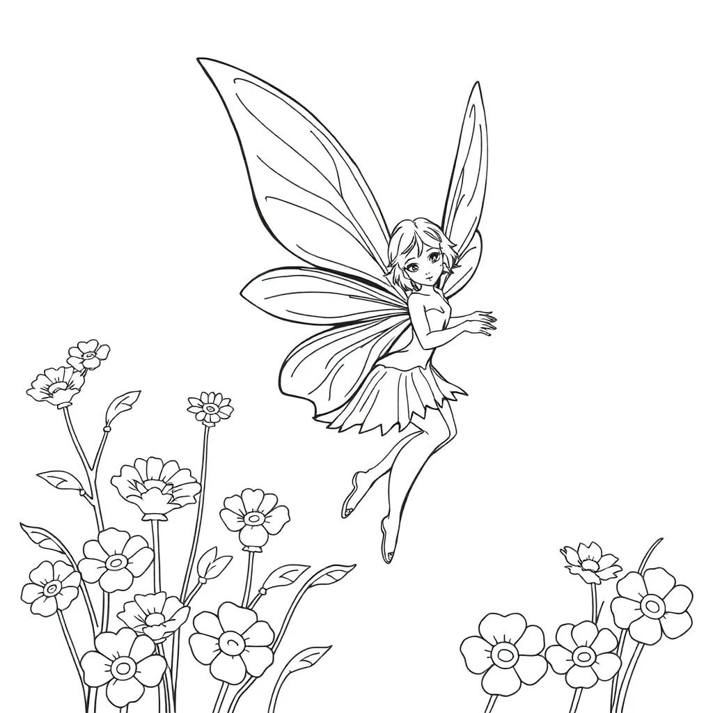 Free Printable Coloring Pages Fairies