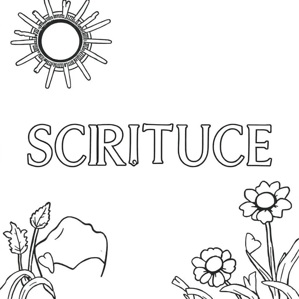 Free Scripture Coloring Pages