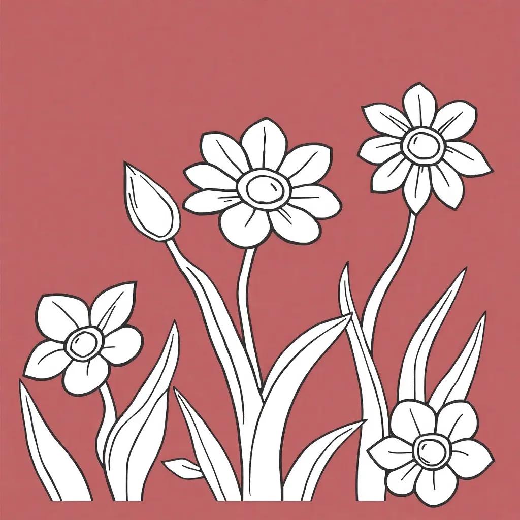 Free Simple Coloring Pages For Adults