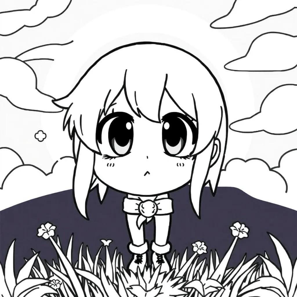 Free Anime Printable Coloring Pages