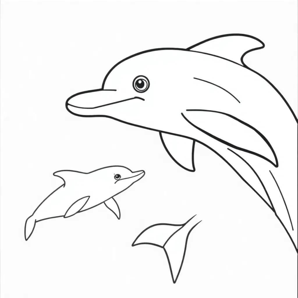 Free Printable Coloring Pages Dolphins