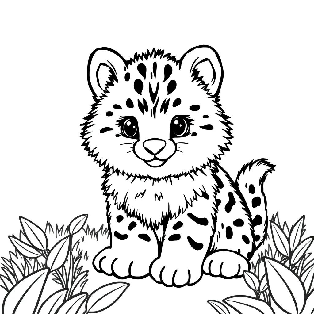 Free Coloring Pages Of Cute Animals