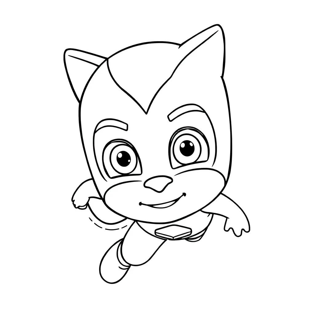 Free Pj Mask Coloring Pages