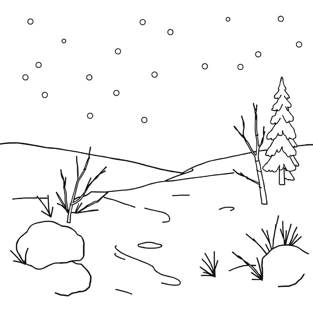 Free Winter Coloring Pages For Kids