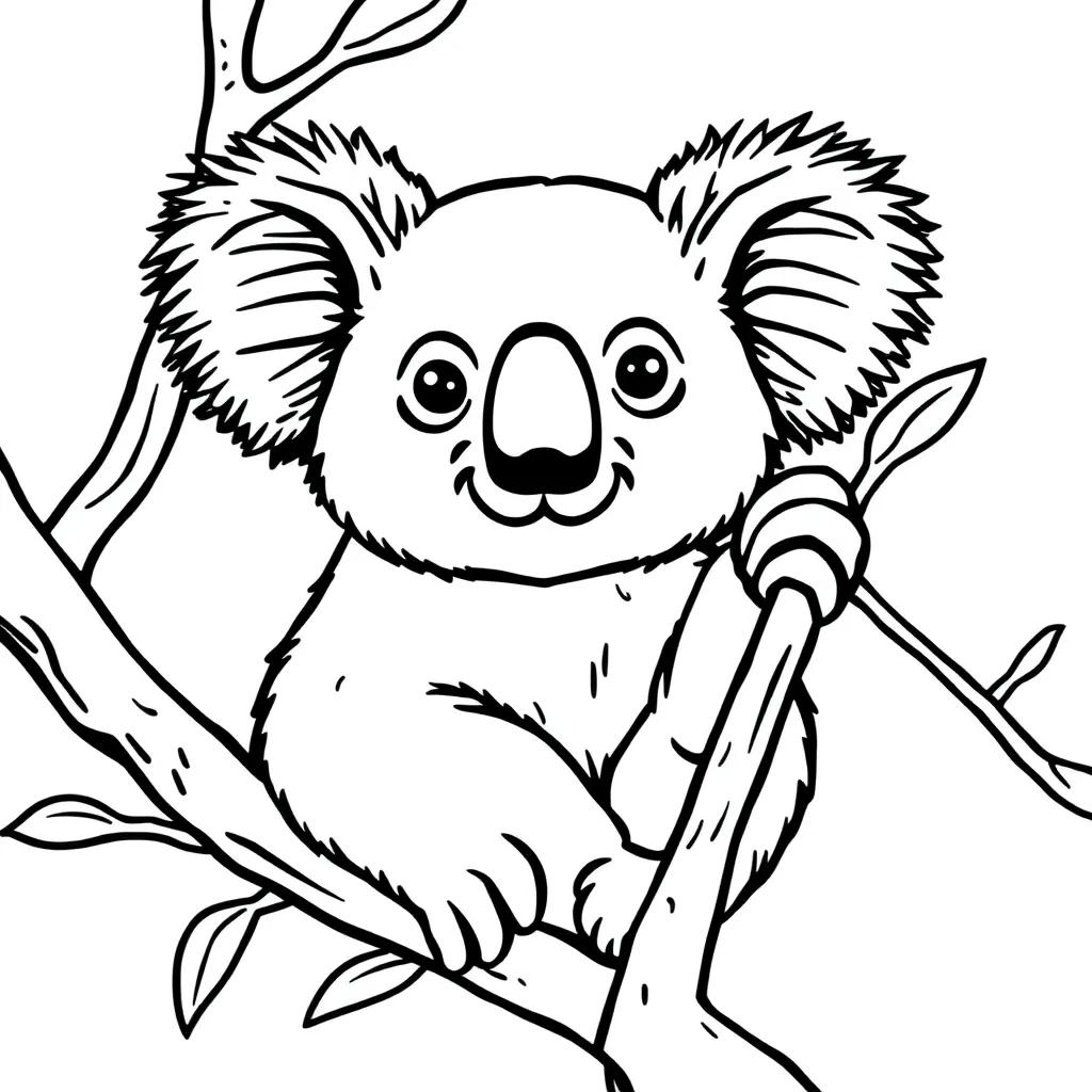 Free Koala Bear Coloring Pages