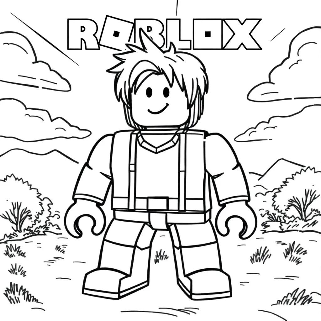 Free Roblox Coloring Pages
