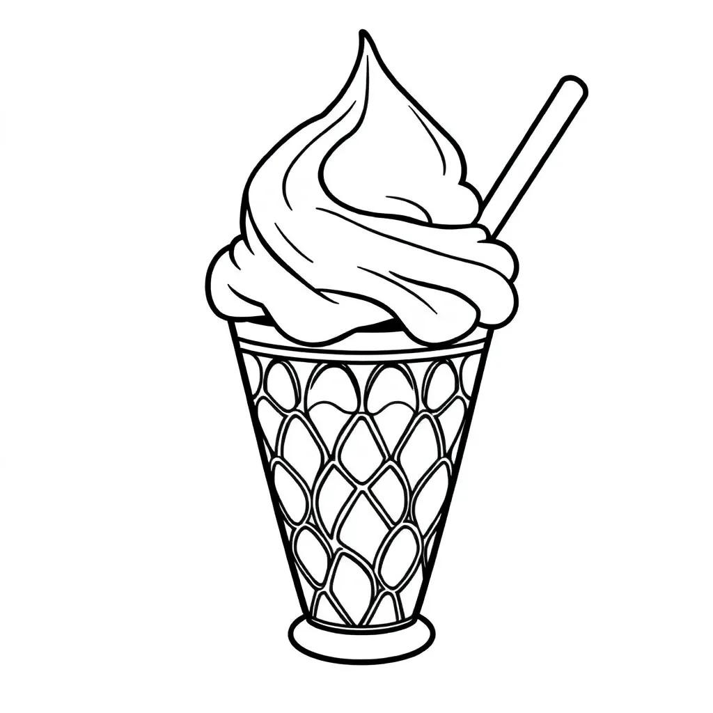 Free Printable Coloring Pages Of Ice Cream