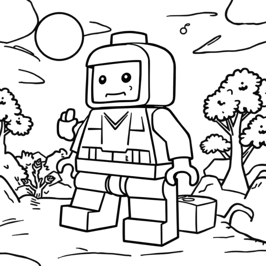 Free Coloring Pages Lego
