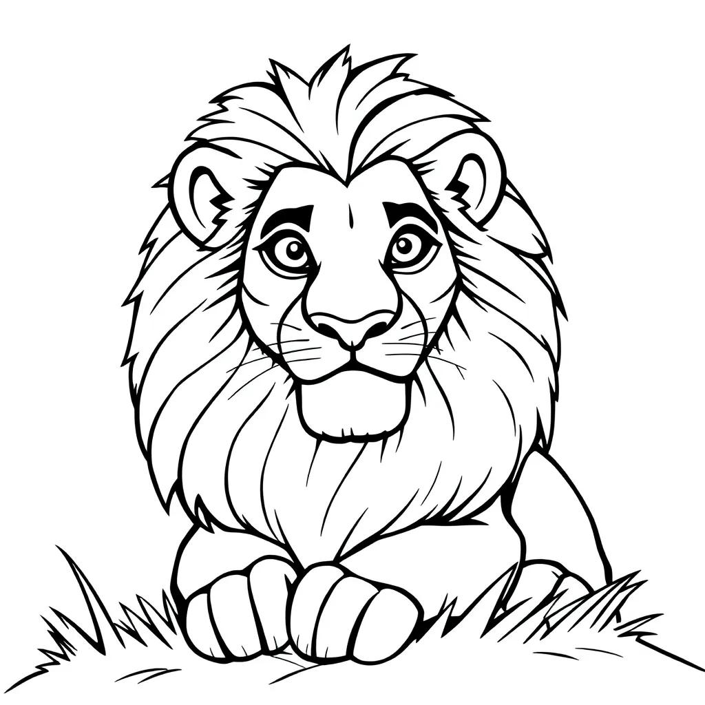 Free Coloring Pages Lion King