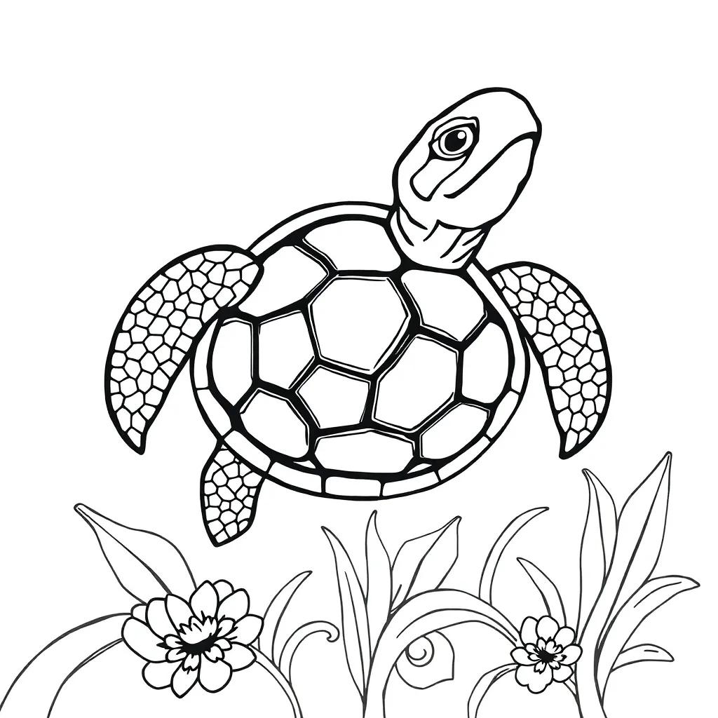 Free Printable Coloring Pages Turtles