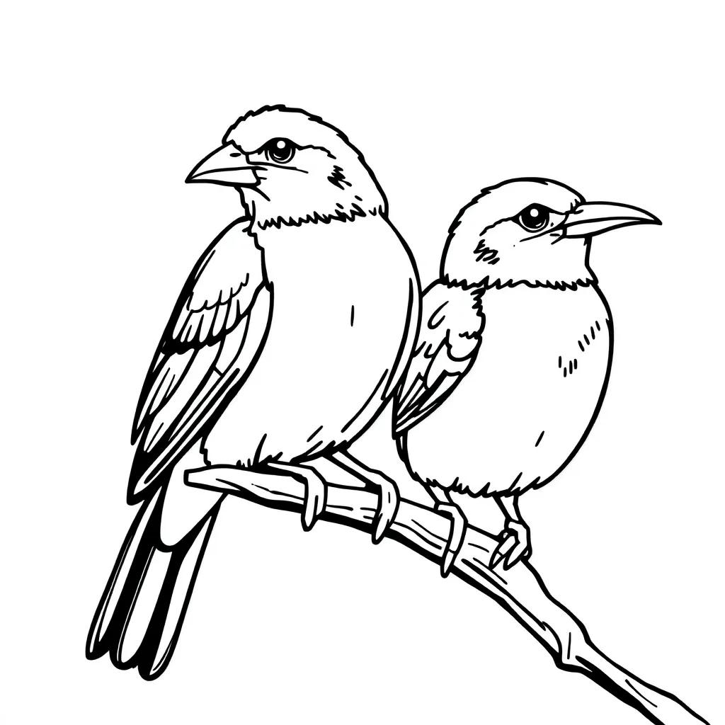 Free Birds Coloring Pages