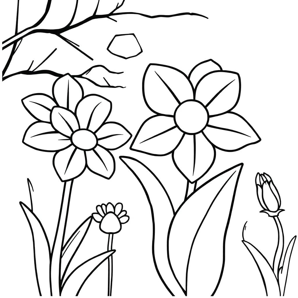 Free Coloring Pages Of Spring