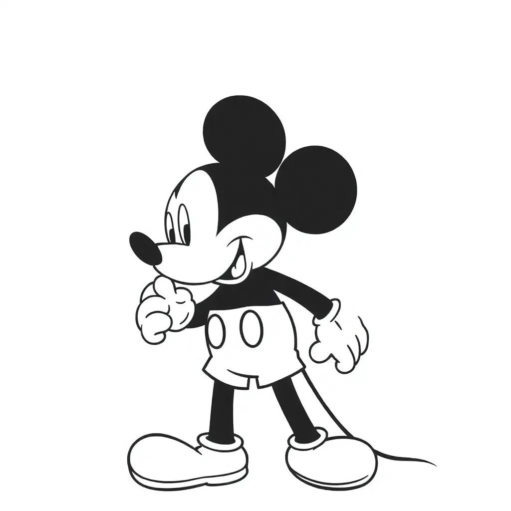 Free Printable Coloring Sheet Mickey Mouse Coloring Pages